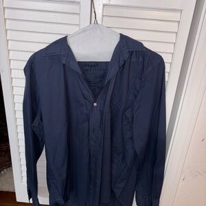 Frank & Eileen Deep Blue Button Down Shirt